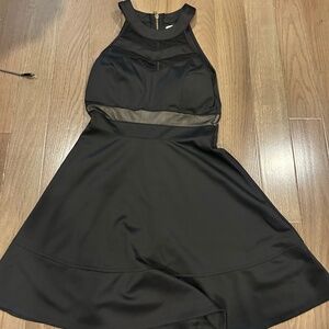 Black Dress with mesh cutout Size S
